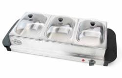 Nostalgia Electrics 3-station Buffet Server/ Warming Tray
