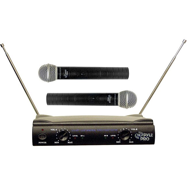 Pyle Dual VHF Wireless Microphone System 13329459