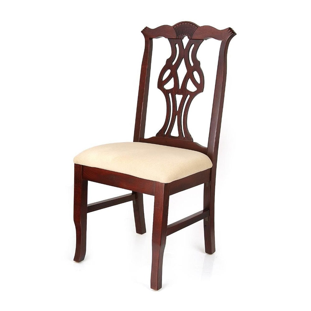 Chippendale Mahogany Dining Chair 13333337 Overstock Com Shopping