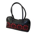 Recycled Tires Cut-out Flower Shoulder Bag (India)