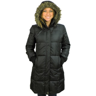 Balimel Women's Faux Fur Hooded Down Coat