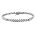 Miadora Sterling Silver 1ct TDW Diamond Bracelet