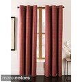 Madison Woven Ribbed Grommet-top Curtain Panel Pair