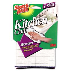 3M Scotch-Brite Microfiber Kitchen Cleaning Cloths (Pack of 12)