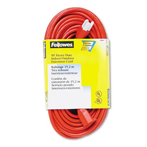 Fellowes Indoor/Outdoor Orange Extension Cord