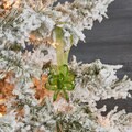 Acrylic Peridot Green Flower Christmas Ornament (India)