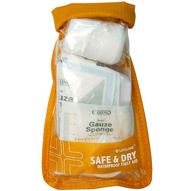 Lifeline First Aid Safe and Dry Waterproof 65-pc First Aid Kit (Pack of 6)