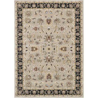 Primeval Tan/ Charcoal Oriental Rug (2' x 3')