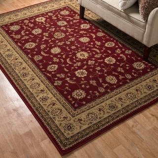 Primeval Red Oriental Rug (5'3 x 7'7)
