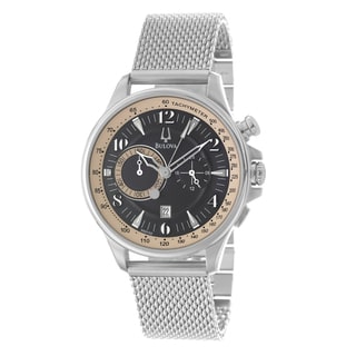 Bulova 'Adventurer' Chronograph Men's Mesh Bracelet Watch