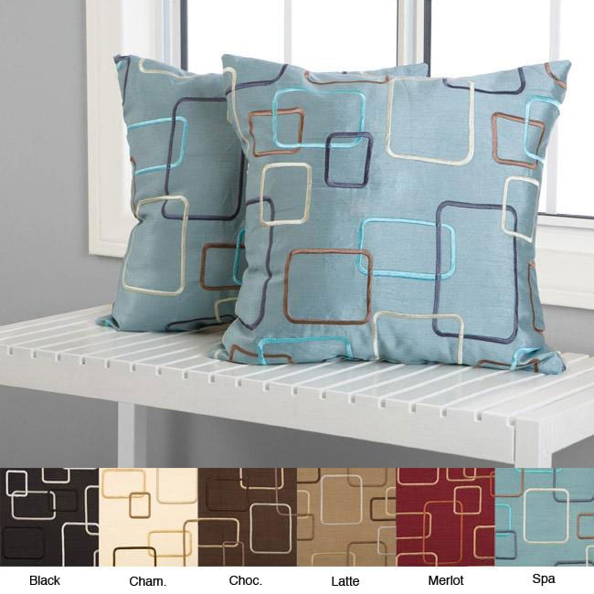 Madison Square 18-inch Decorative Pillows (Set of 2) - Overstock Shopping - Great Deals on ...