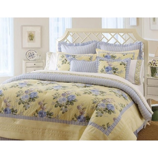 Laura Ashley Caroline 4-piece Queen-size Comforter Set