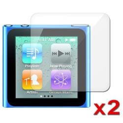 INSTEN Clear Screen Protector for Apple iPod Nano 6th Generation (Pack of 2)