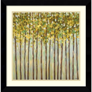 Libby Smart 'Different Shades of Green' Framed Art Print