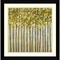 Libby Smart 'Different Shades of Green' Framed Art Print