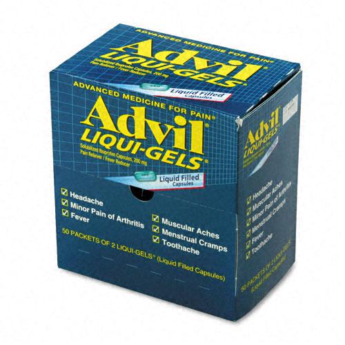 Advil Two-pack Liqui-Gels Over-the-counter Medicine (Box of 50)