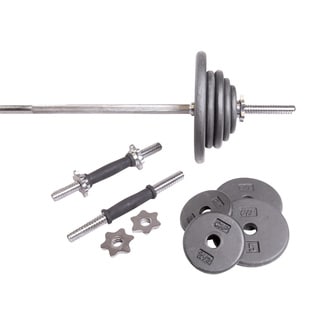 CAP Barbell Standard Grey 110-pound Weight Set-Image