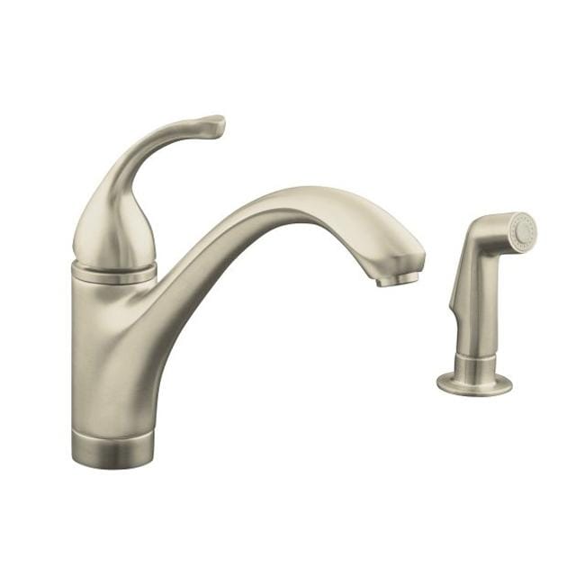 Single-Control Kitchen Sink Faucet With Sidespray And Lever Handle ...