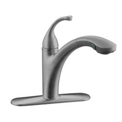 Kohler K-10433-VS Vibrant Stainless Forte Single-Control Pullout ...