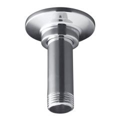 Kohler K-7396-AF Vibrant French Gold 3" Straight Ceiling-Mount Showerarm And Flange-Image