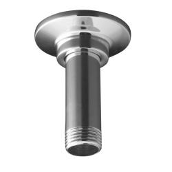 Kohler K-7396-CP Polished Chrome 3" Straight Ceiling-Mount Showerarm And Flange-Image