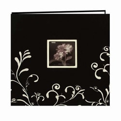 quick quotes scrapbook co photo album black faux leather