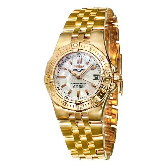Gold Quartz Watch. 18k Rose Gold Quartz Watch
