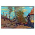 Claude Monet 'The Stream of Robec' Canvas Art