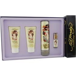 Christian Audigier 'Ed Hardy Love & Luck' Women's Four-piece Set
