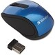 Verbatim Wireless Mini Travel Optical Mouse - Blue