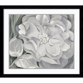 Georgia O'Keeffe 'The White Calico Flower, 1931' Framed Art Print