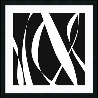 Denise Duplock 'Fistral Nero Blanco III' Framed Art Print