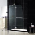 DreamLine Aqua Lux 45x72-inch Clear Glass and Chrome Shower Door