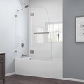 DreamLine AquaLux 48 x 58 Frameless Hinged Tub Door