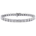 Miadora Sterling Silver 1/2ct TDW Diamond Tennis Bracelet (H-I, I3)
