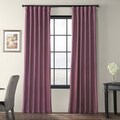 Solid Faux Silk Taffeta Dahlia 108-inch Curtain Panel