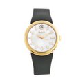 Fruitz Women's 'Classic' Goldplated Steel and Silicon Quartz Watch