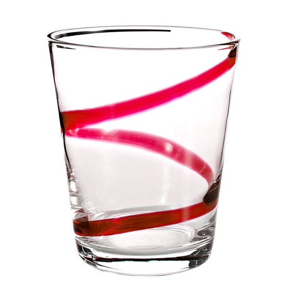 Impulse Crazy Rocks Red Swirl Glasses (Case of 24) Overstock Shopping