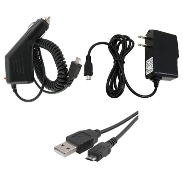 3-piece 2-in-1 USB Cable/ Chargers Combo for Amazon Kindle 3