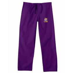Gelscrub Unisex Purple LSU Tiger Scrub Pants