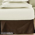 Solid Color Cotton 15-inch Drop Bedskirt