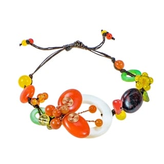 Handmade Mother of Pearl Bracelet (4-6 mm) (Thailand)