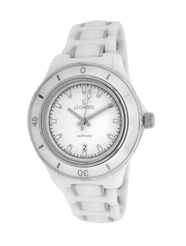 Le Chateau Persida LC Unisex White Ceramic Case Watch