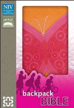 Holy Bible: New International Version Flutter Pink Italian Duo-Tone Backpack Bible (Paperback)