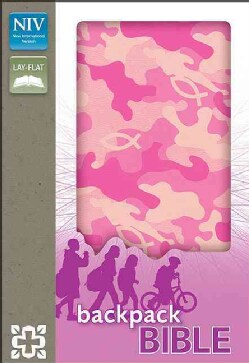 Holy Bible: New International Version, Camo Pink Italian Duo-Tone, Backpack Bible (Paperback)