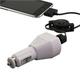 White USB Car and Travel Charger for Apple iPod Touch 4