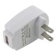 White USB Car and Travel Charger for Apple iPod Touch 4