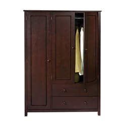 Bow Front 2-drawer 2-door Armoire