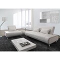Lucas 2-piece White Bicast Leather Sofa/ Sofabed and Chair Set