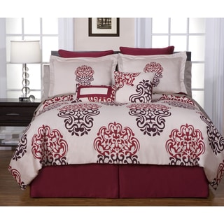 Cherry Blossom 12-piece Queen-size Bed in a Bag with Sheet Set